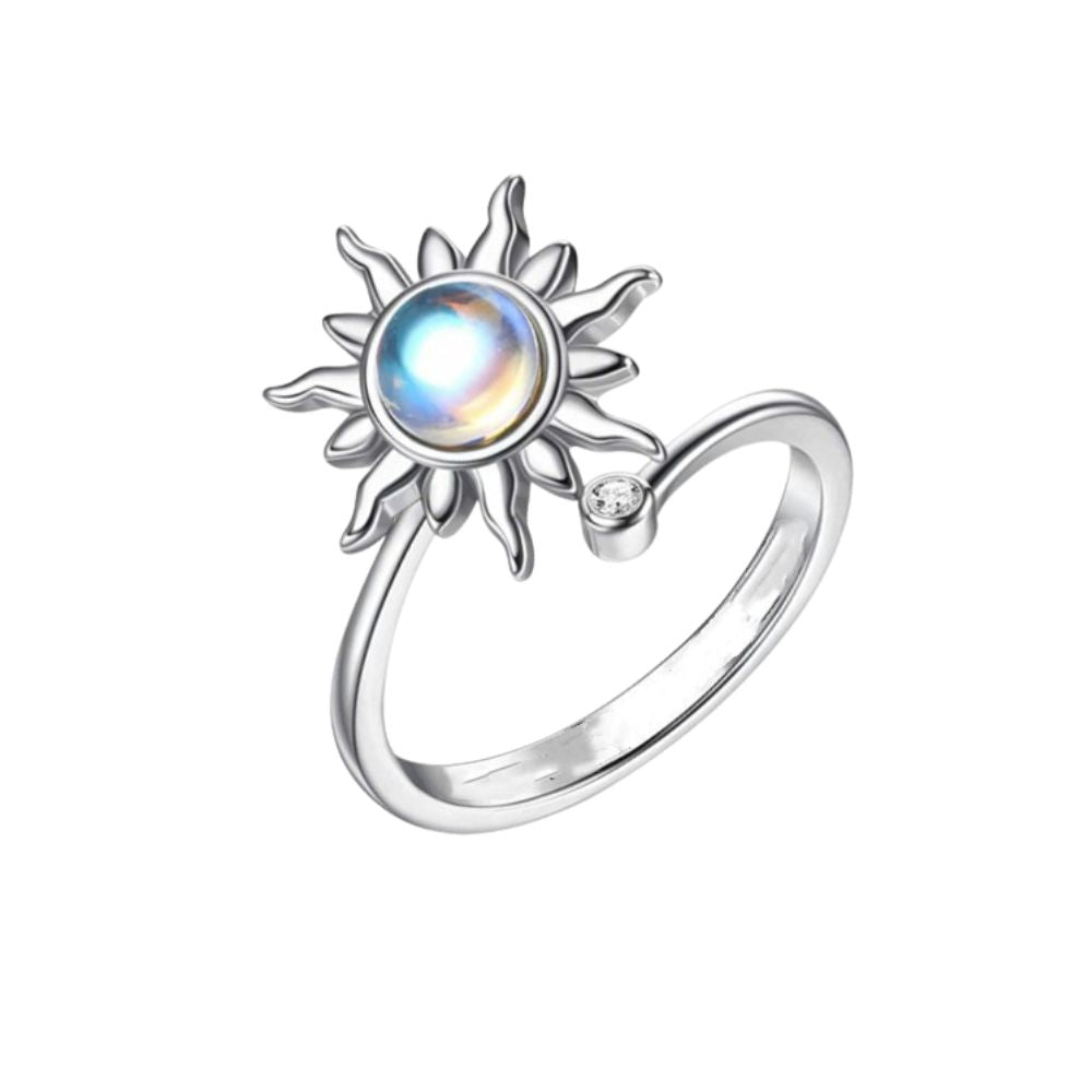 Sunstone Spinner Ring
