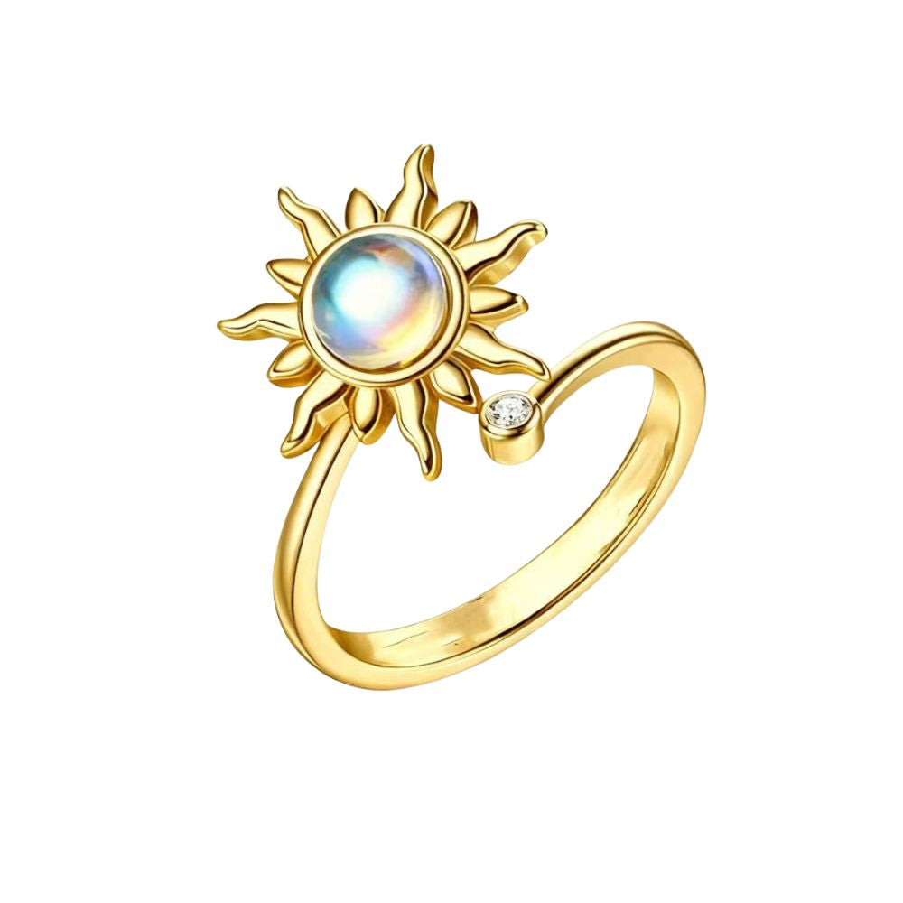 Sunstone Spinner Ring