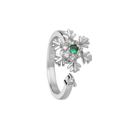 Snowflake Spinner Ring