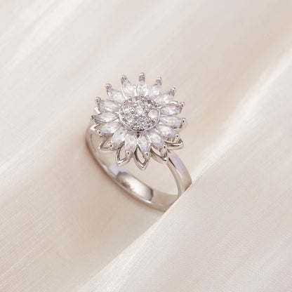 Sunflower Spinner Ring