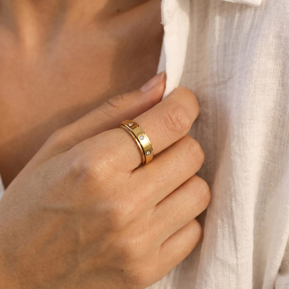 Tranquility Spinner Ring