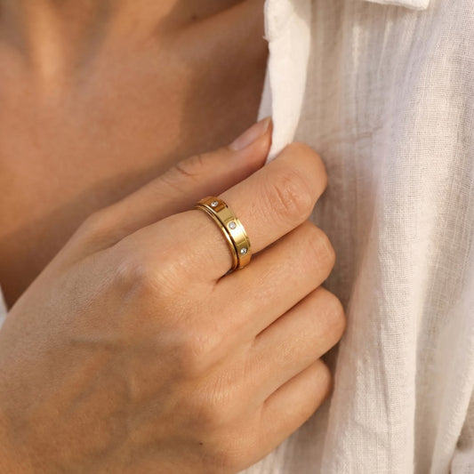 Tranquility Spinner Ring